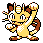 Meowth in Crystal