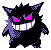 Shiny Gengar in Crystal
