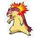 Shiny Typhlosion sprite