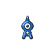 Shiny Unown sprite
