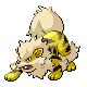 Shiny Arcanine sprite