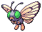 Shiny Butterfree in FireRed & LeafGreen