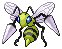 Shiny Beedrill in FireRed & LeafGreen
