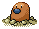 Shiny Diglett in FireRed & LeafGreen