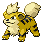 Shiny Growlithe in FireRed & LeafGreen