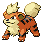 Growlithe in FireRed & LeafGreen