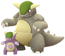 Shiny Mega Kangaskhan in Pokémon GO