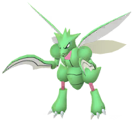 Shiny Scyther in Pokémon GO