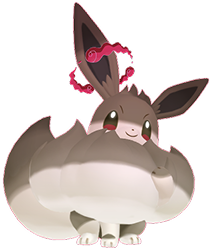 Shiny Gigantamax Eevee in Pokémon GO