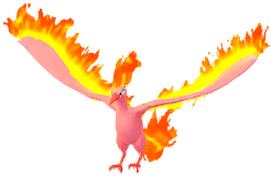 Shiny Moltres in Pokémon GO
