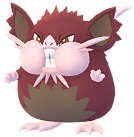 Shiny Alolan Raticate in Pokémon GO