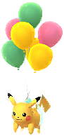Flying Green Pikachu