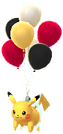 Flying Red Pikachu