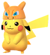 Charizard Hat Pikachu