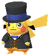 Blue Monocle Pikachu