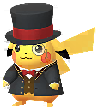 Red Monocle Pikachu