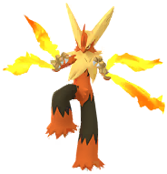 Shiny Mega Blaziken in Pokémon GO