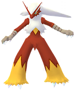 Shiny Blaziken in Pokémon GO
