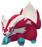 Shiny Galarian Linoone in Pokémon GO
