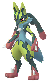 Shiny Mega Lucario in Pokémon GO