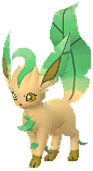 Shiny Leafeon in Pokémon GO