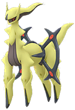 Shiny Arceus Dark in Pokémon GO