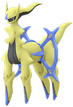 Shiny Arceus Flying in Pokémon GO