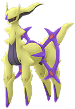 Shiny Arceus Ghost in Pokémon GO