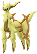 Shiny Arceus Ground in Pokémon GO