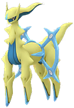 Shiny Arceus Ice in Pokémon GO