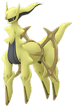 Shiny Arceus Rock in Pokémon GO