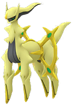 Shiny Arceus in Pokémon GO