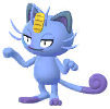 Shiny Alolan Meowth in Pokémon GO
