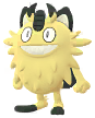 Shiny Galarian Meowth in Pokémon GO