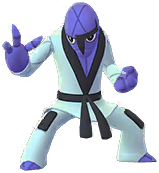 Shiny Sawk in Pokémon GO