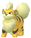 Shiny Growlithe in Pokémon GO