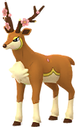 Shiny Sawsbuck Spring in Pokémon GO