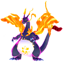 Shiny Gigantamax Charizard in Pokémon GO