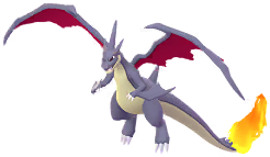 Shiny Mega Charizard Y in Pokémon GO