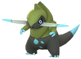 Shiny Fraxure in Pokémon GO