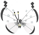 Shiny Vivillon Icy Snow in Pokémon GO
