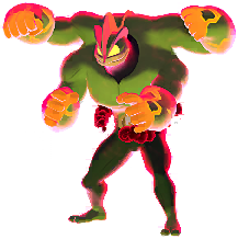 Shiny Gigantamax Machamp in Pokémon GO