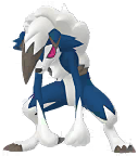 Shiny Lycanroc Midnight in Pokémon GO
