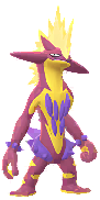 Shiny Toxtricity Amped in Pokémon GO