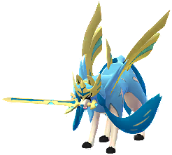 Shiny Zacian Crowned Sword in Pokémon GO