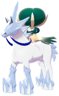 Shiny Ice Rider Calyrex in Pokémon GO