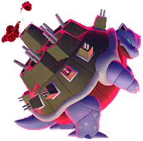 Shiny Gigantamax Blastoise in Pokémon GO