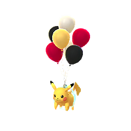 Flying Red Pikachu
