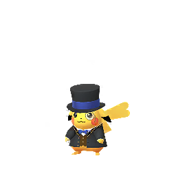 Blue Monocle Pikachu