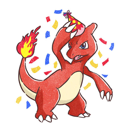 Charmeleon — 6th Anniversary #3 Pokémon GO sticker